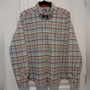 Rockies Women’s XL Plaid Western Button-Down Shirt